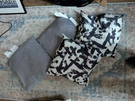 Photo of free 4 x ikea cushions (Manchester M19) #1