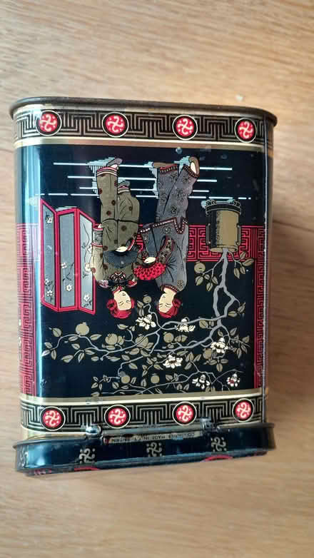 Photo of free Chinese Tin Tea Caddy (Combe Down BA2) #1