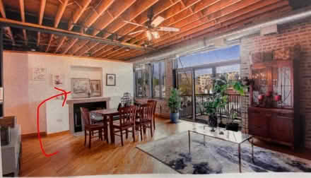 Photo of free 3 identical ceiling fans/ lights (Madison st and Des plaines) #2