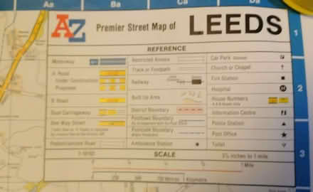 Photo of free large wall map - leeds streets (West Marina TN38) #2