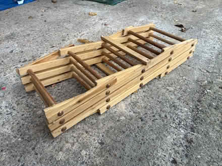 Photo of free Wine rack - wooden, folding (Great Boughton CH3) #2