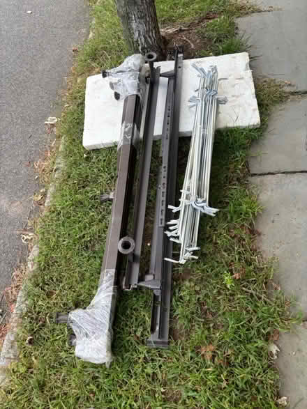 Photo of free Metal bed frames, and curtain rods (Kearny NJ) #3