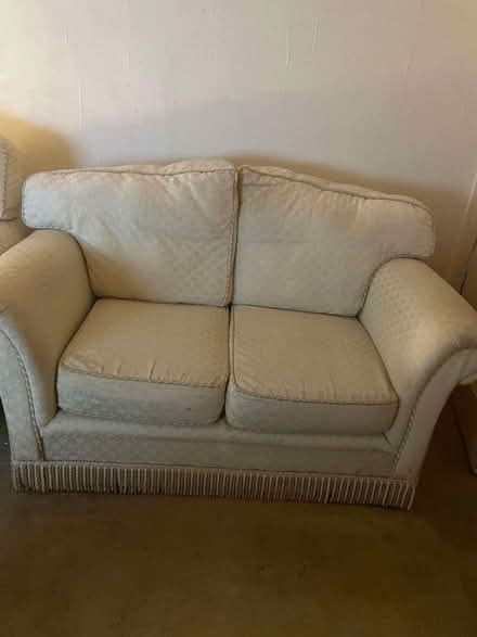 Photo of free Well used but comfy 2 seater sofa (Widmore BR1) #1