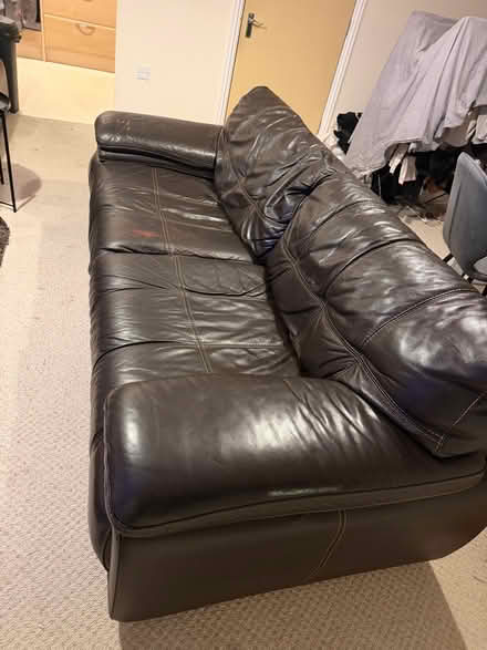 Photo of free Brown sofa set (Madley Park OX28) #3