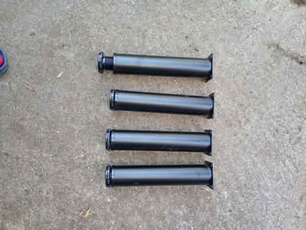 Photo of free 24cm long metal legs for cabinet (Presteigne LD8) #1