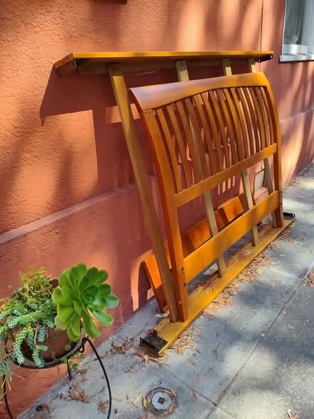 Photo of free bed frame, matching box spring (Pill Hill Lake Merritt) #1