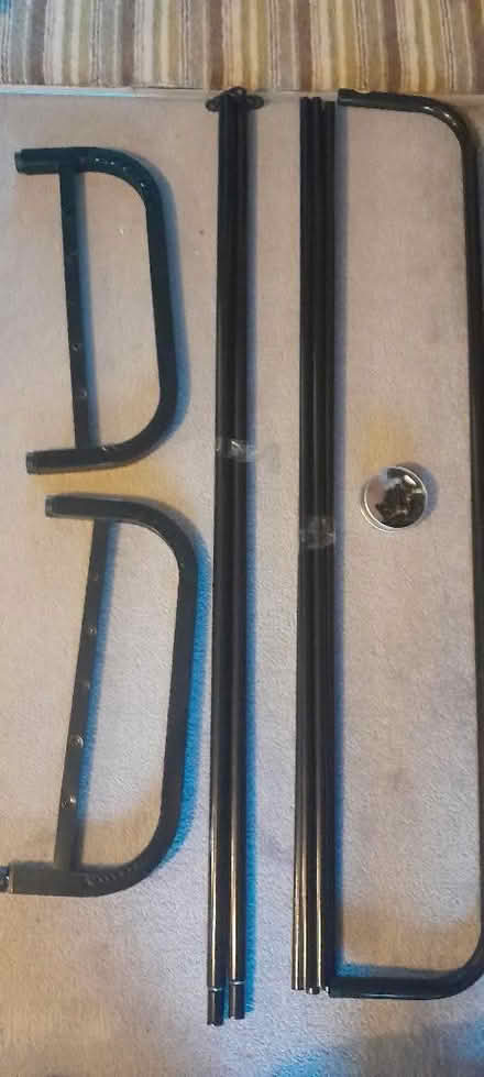 Photo of free Black clothes rail with shoe rack (Sandford CA16) #1