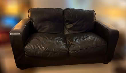 Photo of free Two leather sofas (Wandsworth Common SW12) #2