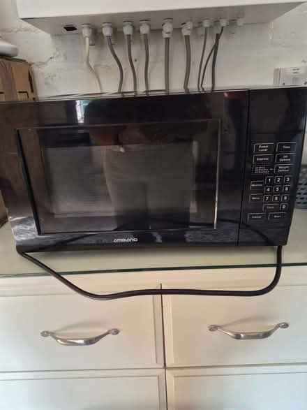 Photo of free Black microwave (Monaughty LD7) #1