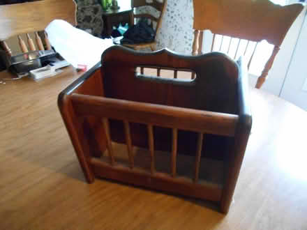 Photo of free Wood Magazine Rack (Troy) #1