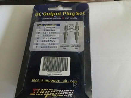 Photo of free DC Output Plug Set (Sturry CT2) #2