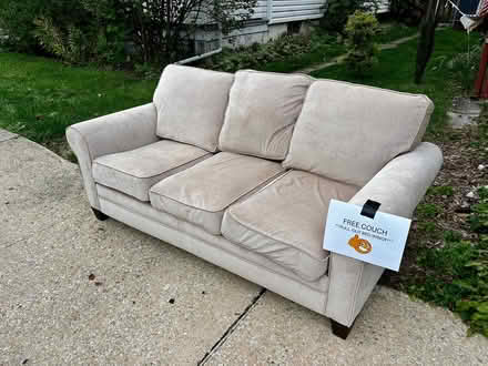 Photo of free sofa with pull-out bed/matress (Elm St) #1
