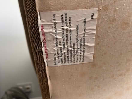 Photo of free Brown 2 seater sofa (Ridgewood TN22) #4