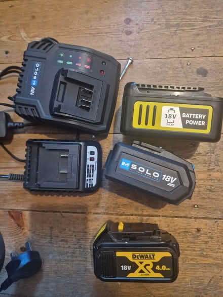 Photo of free Power tools chargers and batteries (earls court W8) #1