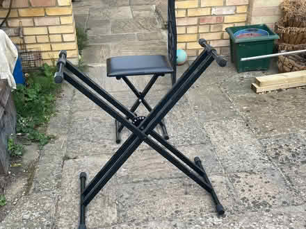 Photo of free New keyboard stand and stool (Coton CB23) #1