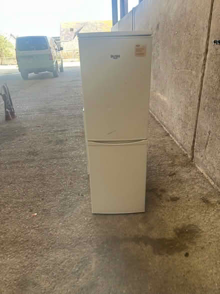 Photo of free Fridge freezer (Knotty Ash L14) #1