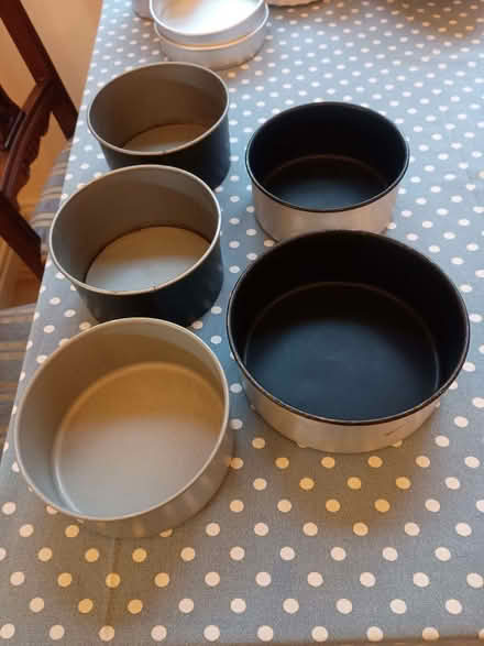 Photo of free Assorted cake tins / flan tins (Nooklands PR2) #2