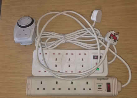Photo of free Mains extensions (4 and 8 way) and timer switch. (Addiscombe CR0) #1