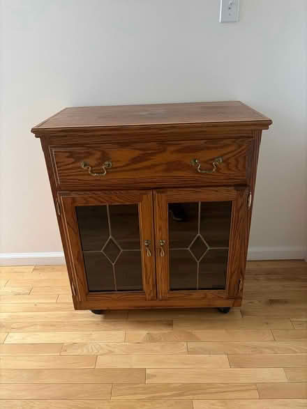 Photo of free Wooden cabinet (Off Lexington st in Waltham) #2