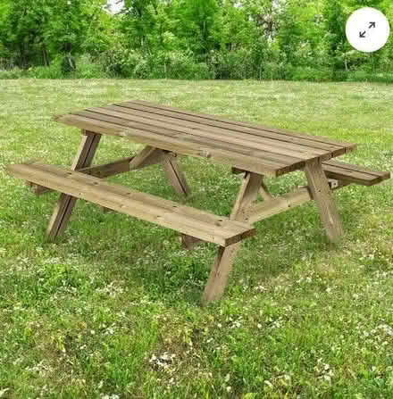Photo of free 6ft A frame Wooden picnic table (Dallington NN5) #1