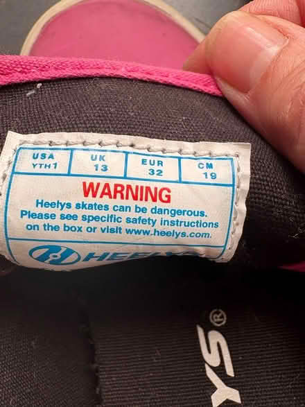 Photo of free Child’s heeleys Size 13 (Woburn Sands MK17) #2