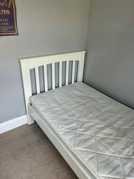Photo of free Single bed - white (Hayes BR4) #1