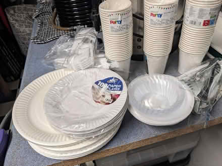 Photo of free Disposable cups/plates/cutlery eyc (Highters Heath B14) #1