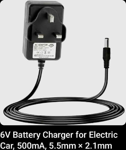 Photo of 6V Battery Charger for Kids Electric Car (Queens Park W10) #1