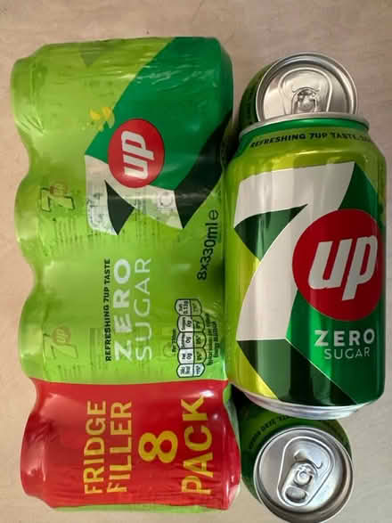 Photo of free 14x 7UP cans in date til Sep 2026 (Peckham SE15) #1