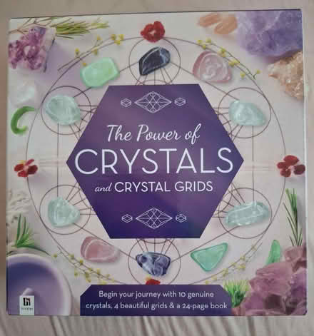 Photo of free 10 crystals, book, and grids (Charnock S12) #1