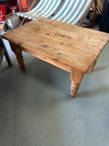 Photo of free Pine coffee table (Bridport DT6) #1