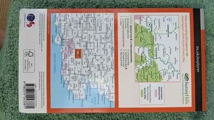 Photo of free OS map Surrey (west side of Horsham RH12) #2