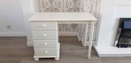 Photo of free White desk with drawers (Worksop notts S81 7BP) #1