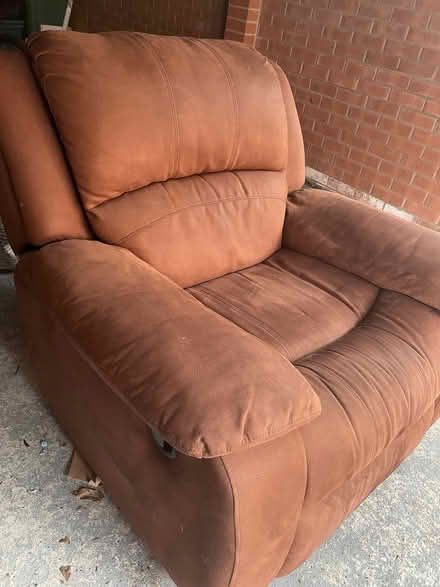 Photo of free Brown rocking and reclining armchair (Monkwick CO2) #1