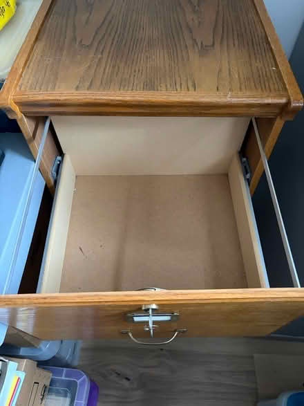 Photo of free Wooden filing cabinet (Westcott) #2