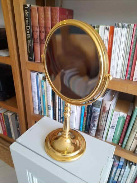 Photo of free Bathroom or bedroom table top mirror (Middlefield Farm OX28) #1