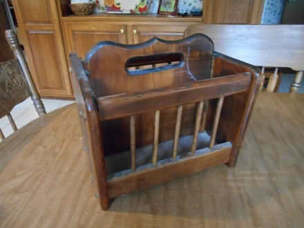 Photo of free Wood Magazine Rack (Troy) #3