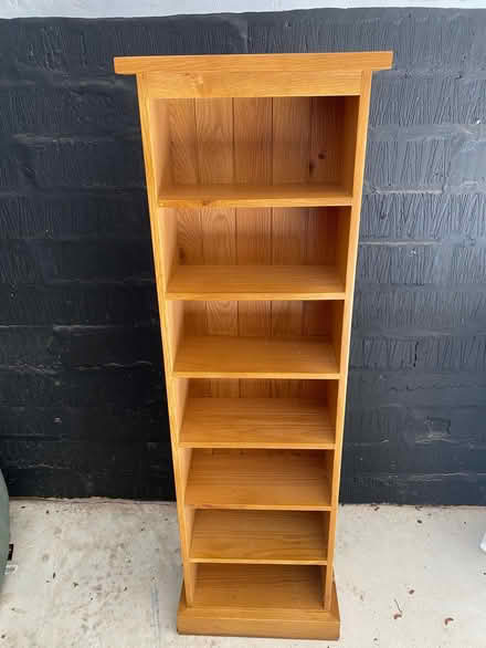 Photo of free Solid pine CD / ornament shelf unit (Penyffordd CH4) #1