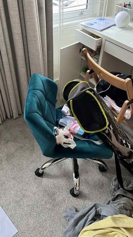 Photo of free Teal chair (Norham Manor OX2) #1