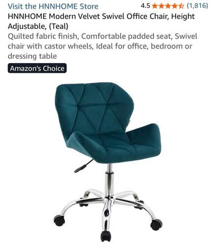 Photo of free Teal chair (Norham Manor OX2) #2