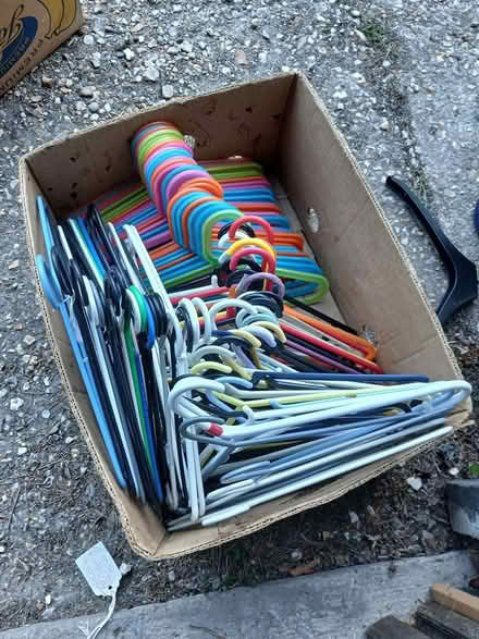 Photo of free Plastic colourful coat hangers (Bournemouth/Poole BH12 1HQ) #2