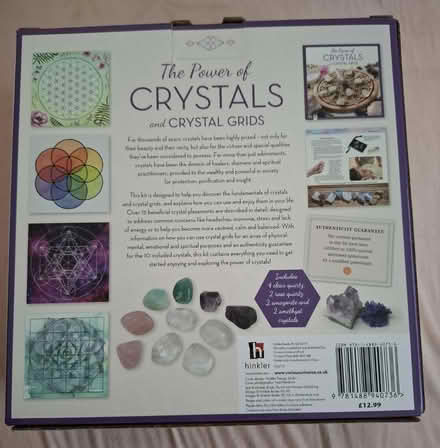Photo of free 10 crystals, book, and grids (Charnock S12) #2
