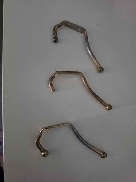 Photo of free 3 x metal coat hooks (Hellingly BN27) #1