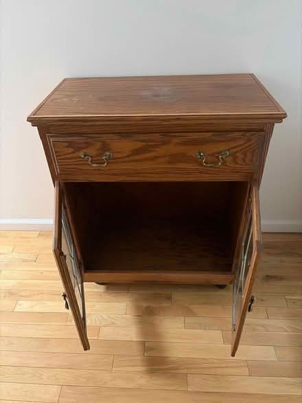 Photo of free Wooden cabinet (Off Lexington st in Waltham) #1