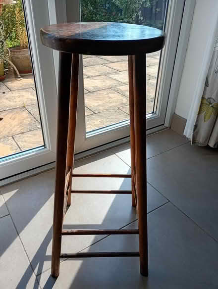 Photo of free Wooden stool (Prestwood HP16) #1