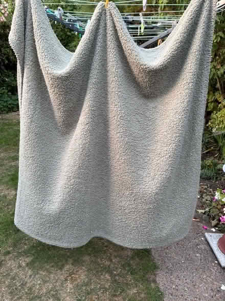 Photo of free Soft touch sage green throw (Morrell Avenue OX4) #1