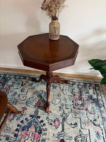 Photo of free Wooden end table (Off Lexington st in Waltham) #1