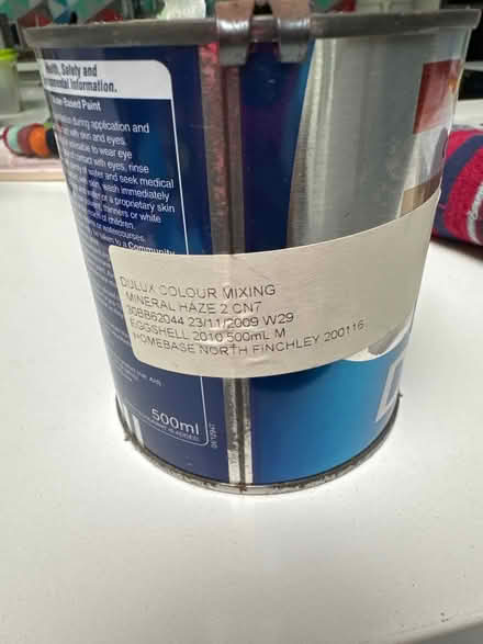 Photo of free House Paint - old but never opened (Finchley Central N3) #2