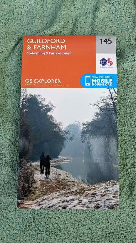 Photo of free OS map Surrey (west side of Horsham RH12) #1