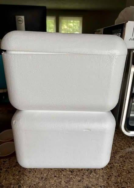 Photo of free 2 small insulated styrofoam coolers (Abingdon) #1